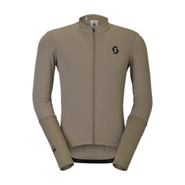 SCOTT Cyklistický dres s dlhým rukávom letný - ENDURANCE - béžová