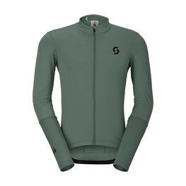 SCOTT Cyklistický dres s dlhým rukávom letný - ENDURANCE - zelená