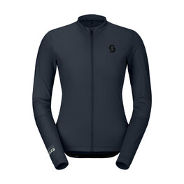 SCOTT Cyklistický dres s dlhým rukávom letný - ENDURANCE W - modrá