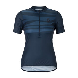 SCOTT Cyklistický dres s krátkym rukávom - ENDURANCE LT W - modrá