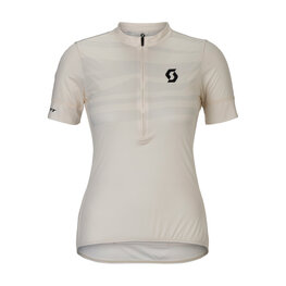 SCOTT Cyklistický dres s krátkym rukávom - ENDURANCE LT W - biela