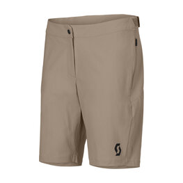 SCOTT Cyklistické nohavice krátke bez trakov - VERTIC LT W/PAD W - béžová