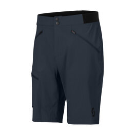 SCOTT Cyklistické nohavice krátke bez trakov - EXPLORAIR LIGHT - modrá