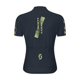 SCOTT Cyklistický dres s krátkym rukávom - JUNIOR - modrá/žltá