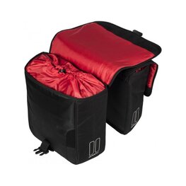 BASIL Cyklistická taška - SPORT DESIGN-DOUBLE BAG - čierna
