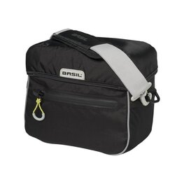 BASIL Cyklistická taška - MILES HANDLEBAR BAG - čierna/žltá