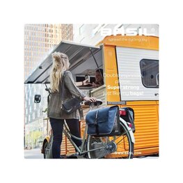 BASIL Cyklistická taška - FORTE BOUBLE BAG - čierna