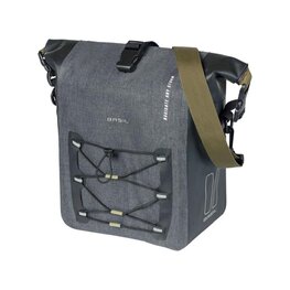 BASIL Cyklistická taška - NAVIGATOR STORM M - šedá/čierna