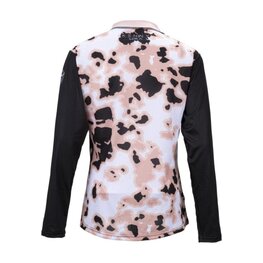 KENNY Cyklistický dres s dlhým rukávom letný - CHARGER - čierna/biela/ružová