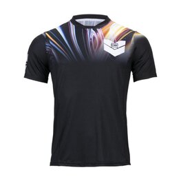 KENNY Cyklistický dres s krátkym rukávom - INDY - čierna/viacfarebná