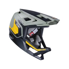 KENNY Cyklistická prilba - SPLIT - žltá/zelená