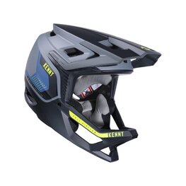 KENNY Cyklistická prilba - SPLIT - žltá/modrá/šedá