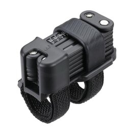 BBB zámok na bicykel - BBL-72 CODEFOLD - čierna