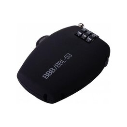 BBB zámok na bicykel - BBL-53 MINICASE - čierna