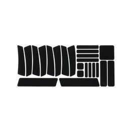 BBB nálepky - BBP-71 MULTI VIS 3M - čierna