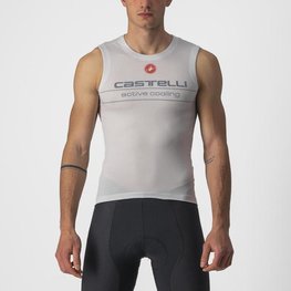CASTELLI Cyklistické tričko bez rukávov - ACTIVE COOLING - šedá