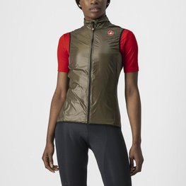 CASTELLI Cyklistická vesta - ARIA W VEST - zelená
