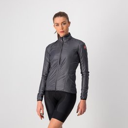 CASTELLI Cyklistická vetruodolná bunda - ARIA SHELL W - šedá
