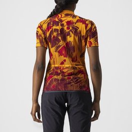 CASTELLI Cyklistický dres s krátkym rukávom - UNLTD SENTIERO - oranžová/červená