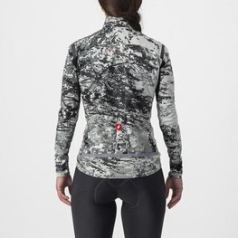 CASTELLI Cyklistická zateplená bunda - UNLIMITED PERFETTO ROS 2 W - biela/šedá