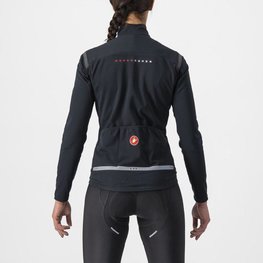 CASTELLI Cyklistická zateplená bunda - PERFETTO ROS 2 W - čierna