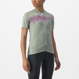 CASTELLI Cyklistický dres s krátkym rukávom - UNLIMITED SENTIERO 2 - zelená