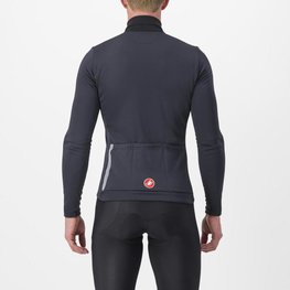 CASTELLI Cyklistický dres s dlhým rukávom zimný - ENTRATA THERMAL - čierna