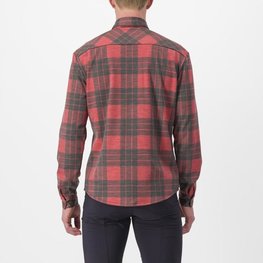 CASTELLI košeľa - UNLIMITED FLANNEL - červená