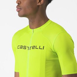 CASTELLI Cyklistický dres s krátkym rukávom - PROLOGO LITE - žltá