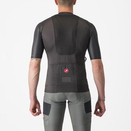 CASTELLI Cyklistický dres s krátkym rukávom - UNLIMITED PRO - antracitová