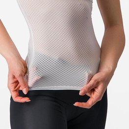 CASTELLI Cyklistické tričko s krátkym rukávom - PRO MESH W - biela