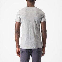 CASTELLI Cyklistické tričko s krátkym rukávom - CLASSICO - šedá