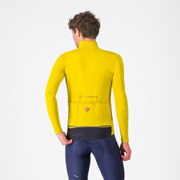 CASTELLI Cyklistická zateplená bunda - PERFETTO AIR - žltá