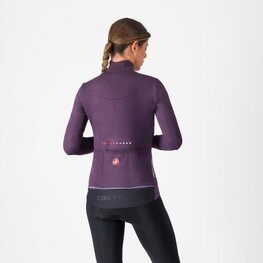 CASTELLI Cyklistická zateplená bunda - PERFETTO AIR W - fialová