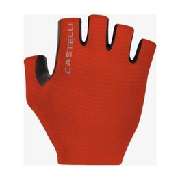 CASTELLI Cyklistické rukavice krátkoprsté - ESPRESSO - červená
