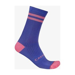 CASTELLI Cyklistické ponožky klasické - ORIGINALE 18 - fialová