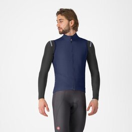 CASTELLI Cyklistická vesta - PERFETTO AIR - modrá