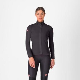 CASTELLI Cyklistická zateplená bunda - ALPHA 150 W - čierna