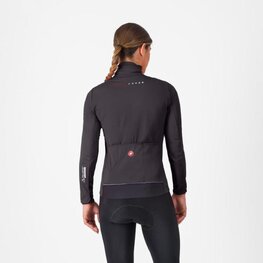 CASTELLI Cyklistická zateplená bunda - ALPHA 150 W - čierna
