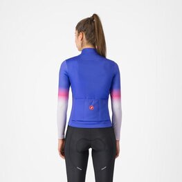 CASTELLI Cyklistický dres s dlhým rukávom zimný - CORSO THERMAL - fialová