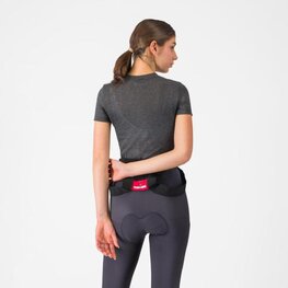 CASTELLI Cyklistické tričko s krátkym rukávom - MEDIO BASE LAYER W - šedá