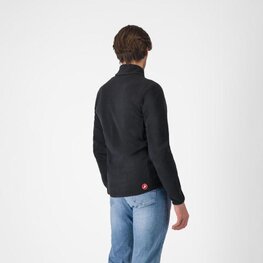 CASTELLI mikina - CLASSICO FLEECE - čierna