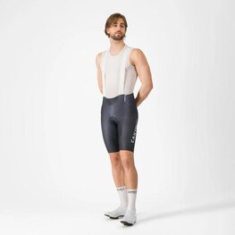 CASTELLI Cyklistické nohavice krátke s trakmi - AERO RACE S KIT - čierna