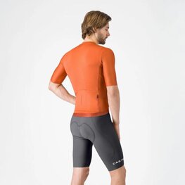 CASTELLI Cyklistické nohavice krátke s trakmi - ESPRESSO 2 - šedá