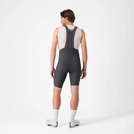 CASTELLI Cyklistické nohavice krátke s trakmi - ESPRESSO 2 - šedá