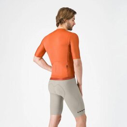 CASTELLI Cyklistické nohavice krátke s trakmi - ESPRESSO 2 - ivory