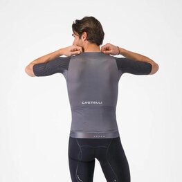 CASTELLI Cyklistický dres s krátkym rukávom - AERO RACE 8S - šedá