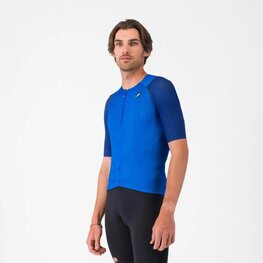 CASTELLI Cyklistický dres s krátkym rukávom - AERO RACE 8S - modrá