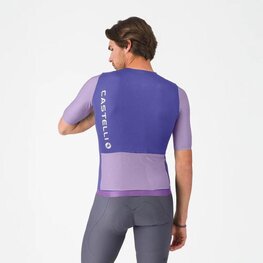 CASTELLI Cyklistický dres s krátkym rukávom - CORRETTO - fialová