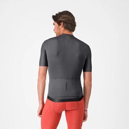 CASTELLI Cyklistický dres s krátkym rukávom - ESPRESSO 2 - šedá